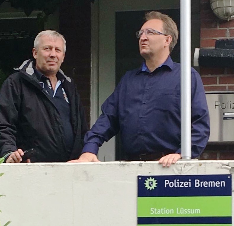 Machen sich Sorgen um die Polizei: Ralf Schwarz und Rainer Bensch